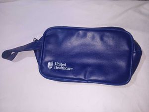 United Healthcare Blue Travel Toiletry Pouch