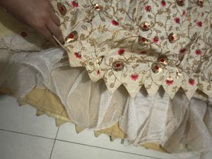 Embroidered silk Lehenga Choli Set