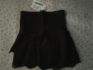 Chic Black Eyelet tube top