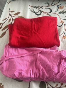 2 Pack Red &amp; Pink T-Shirts