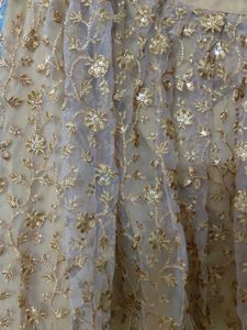 Gold Sequin Ethnic Skirt