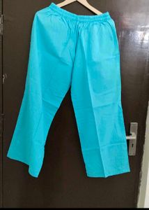 Aqua Blue Embroidered Kurta