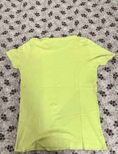 ESPRIT Men's Yellow LAX Graphic T-Shirt