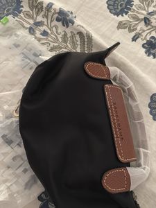 Stylish Black Longchamp Hobo Bag