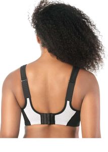 Stylish Black &amp; White Sports Bra 36F