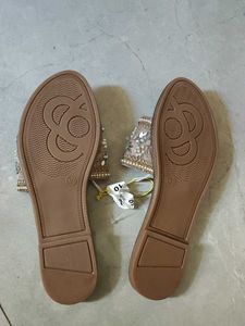 Embellished Flat Sandals