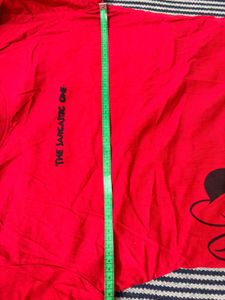 Red Minnie Mouse Graphic T-Shirt