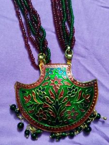 Exquisite Traditional Beaded Necklace