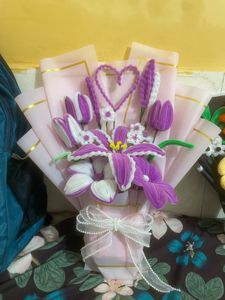 Handmade Crochet Flower Bouquet