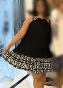 Stylish Black &amp; White Casual Dress