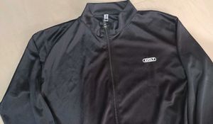 Black Champion Track Jacket, L Size