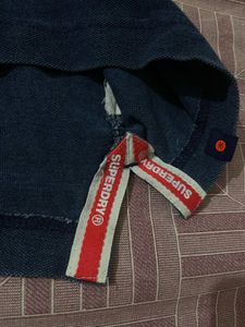 Superdry Men's Navy Polo T-Shirt