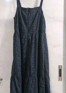 Schiffily Cotton Ankle Length Dress