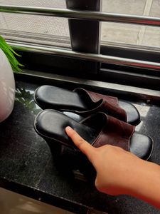 Stylish Brown Wedge Sandals