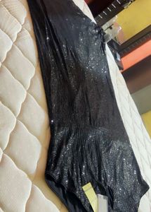 Sparkling Black Sequin Party Dress