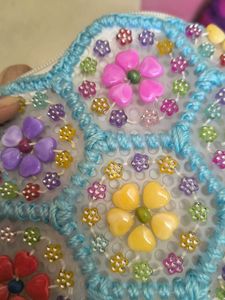 Boho Beaded Clutch Bag