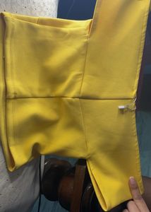Yellow Crop Top