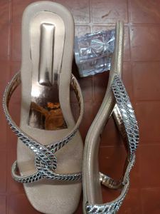 Elegant Party Wear Heeled Sandals for Women