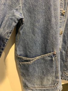 Denim Jacket with Skull Patch