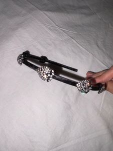 Flower and Rhinestone headband