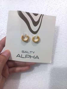 Unisex Gold Tone Hoop Earrings(Weekend sale)