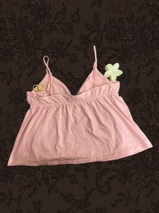 Y2K Pink Baby Doll Top