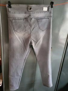 Stylish Grey Denim Jeans