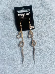 Double heart earrings