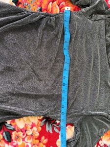 Worn one Time Stylish Shimmery Grey Bodycon Dress