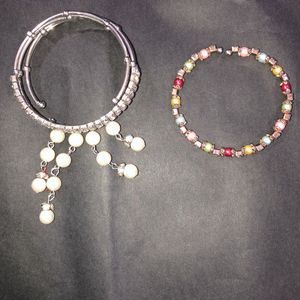 womens bracelets (silver and Multipl-colour)