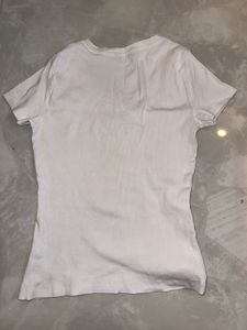 White Cropped T-Shirt