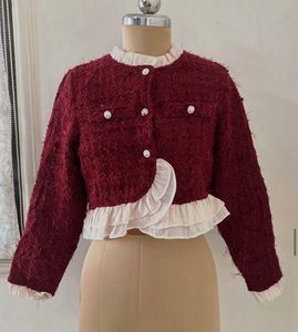 Tweed Jacket with Scarf