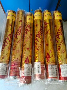 6 Nos Party Poppers 40 CM - Birthday, Wedding