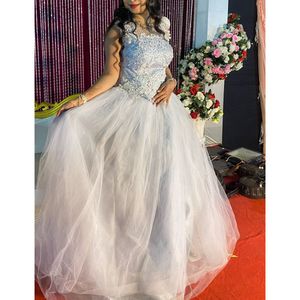 Stunning Grey Embellished Gown❤️❤️