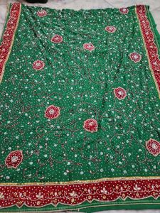 stone work Embroidered Saree