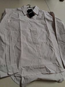 Shein Striped Button-Up Shirt
