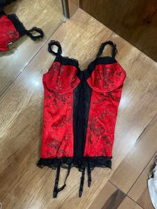 Red & Black Corset