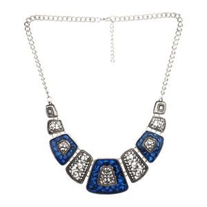 Bohemian Blue Statement Necklace