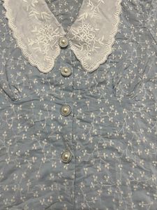 Vintage Sky Blue Top