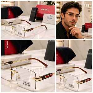 Prada Rimless Blue Light Blocking Glasses