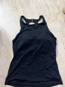 Black padded gym fit