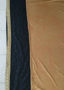 Party Wear Lycra Sari With Blouse