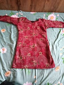 Maroon Printed co-ord set