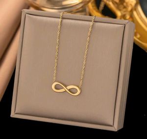 Anti Tarnish Elegant Infinity Necklace