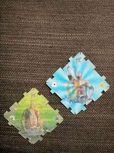 Vinatge WWE Bigbabol Rock Giga Cards set of 2