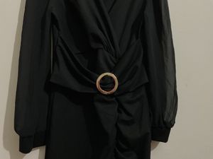 Elegant Black Midi Dress