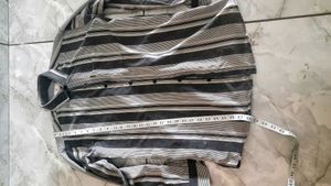 Striped Button-Down Shirt