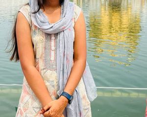 Stylish Geometric Print Kurta Set with Dupatta