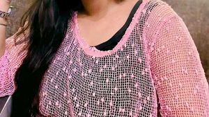 OS Sheer Pink shirt style Top