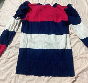 Striped Knit Cardigan